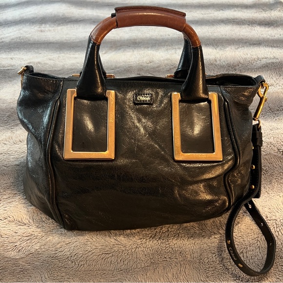 Chloe Handbags - Chloe Black Ethel Bag 100% lambskin leather